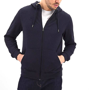 Vente en gros de sweats à capuche pour hommes 100% coton sweat à capuche zippé délavé à l'acide sweat à capuche zippé vintage surdimensionné hommes Streetwear - Product Image 2
