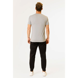 T-shirt pour homme en gros, respirant, manches courtes, mode estivale, marque, col rond, coupe ajustée, basique, sans marque, t-shirts pour homme - Product Image 6