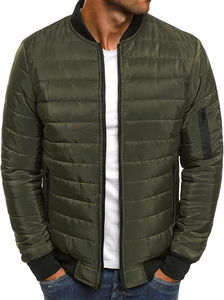 Veste matelassée pour homme coupe-vent sur mesure à vendre, logo personnalisé, service OEM, veste matelassée pour homme de la rue principale - Product Image 6