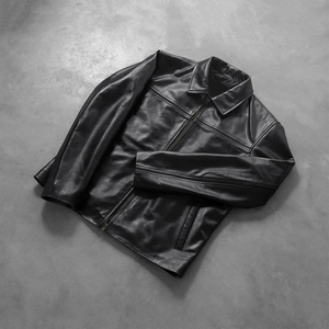Veste en cuir noir mystique pour hommes et femmes, vêtements d'extérieur tendance - Product Image 6