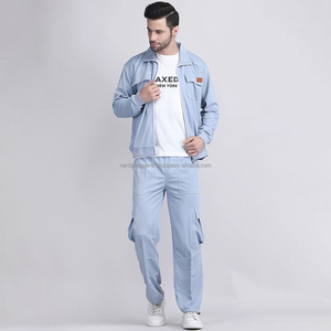 Nardon Apparels Conjuntos de hombre Pantalones cortos con bolsillo y cremallera Camiseta Conjunto de 2 piezas Chándal - Product Image 1