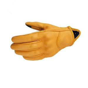 Gants de moto en cuir de haute qualité, dernier design, logo de l'entreprise du client imprimé, vente chaude, prix bas - Product Image 3