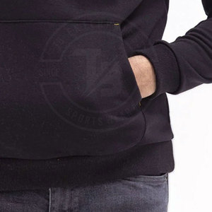 Sweatshirts à capuche grande taille pour hommes 100% coton de haute qualité, respirants et écologiques, à séchage rapide, teints en couleur unie pour l'hiver - Product Image 6
