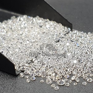 Blanco Real pulido 2,70 MM corte brillante diamantes sueltos Natural SI pureza DEF Color VS2 claridad para joyería certificada GIA IGI - Product Image 1