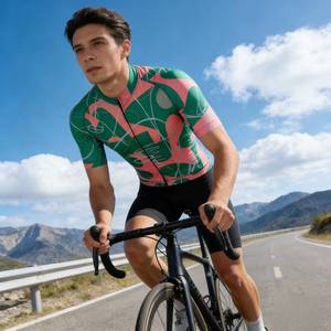 Maillot de cyclisme unisexe léger et respirant à manches courtes, design tendance, séchage rapide, idéal pour le vélo de route et les trajets urbains - Product Image 3