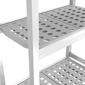 Ensemble d'étagères en aluminium - Forme en L - Profondeur d'installation : 360 mm - Capacité de charge : 600 kg - Product Image 3