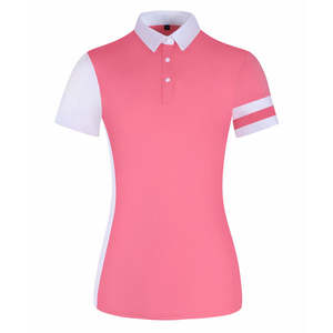 Design personnalisé polo de golf pour femmes vêtements respirants pour dames vêtements de golf brodés avec logo fabricant de polos - Product Image 4