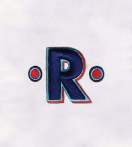 Écusson brodé de luxe, logo personnalisé, étiquette pour vêtements, marques de mode, vente en gros - Product Image 1