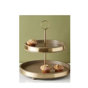 Классический дизайн ручной работы металлическая подставка для торта с круглой формы металлическая подставка для торта по горячей цене