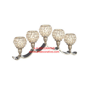 เชิงเทียนคริสตัลแบบทำด้วยมือสำหรับตกแต่งบ้านแท่นสำหรับงานแต่งงานงานปาร์ตี้คริสต์มาส - Product Image 2