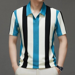 Golf de algodón piqué de manga larga para hombres de alta calidad para Polos Ropa de trabajo informal de negocios con logotipo bordado - Product Image 1