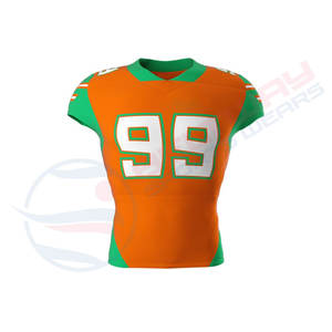 Fabriqué au Pakistan Fabricant de conception personnalisée Uniformes de football américain de haute qualité Votre propre maillot de football américain pour hommes - Product Image 2