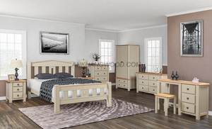 LEGACY Coiffeuse et tabouret en bois Mobilier de chambre à coucher en bois au design moderne Meilleur prix - Product Image 2