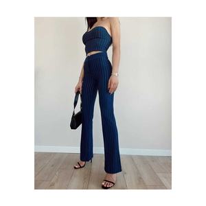 Set due pezzi Bustier donna a righe - Product Image 5