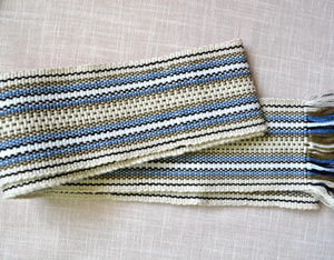 Ceinture tissée Cossack, ceinture ethnique ukrainienne Krajka Hutsul, 7 cm de large - Product Image 4