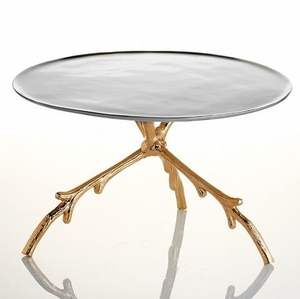 Premium Metal Curvy en forma de alta calidad decoración del hogar Mesa taza pastel soporte boda fiesta usada - Product Image 5