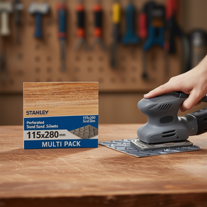 Feuilles de ponçage perforées Stanley 115x280mm (multi-pack) – Catégorie de produits abrasifs - Product Image 3