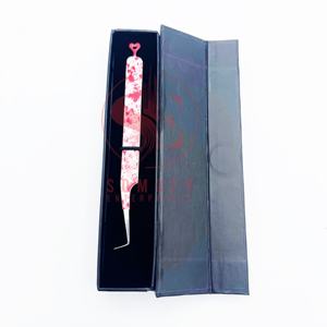 แหนบปลายขนตา90องศาทำจากสแตนเลสแหนบปลายขนตาเพิ่มวอลลุ่มแบบมืออาชีพพร้อมกล่องบรรจุภัณฑ์โลโก้แบบกำหนดเอง - Product Image 6