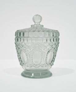 Tarro de vidrio Mason en relieve con tapa de metal almacenamiento hermético para uso doméstico perfecto para recetas de aperitivos - Product Image 6