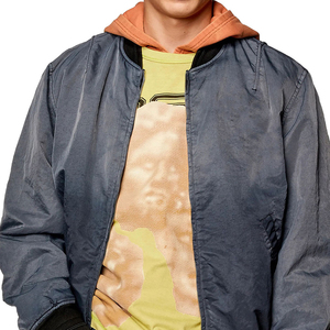 Wholesale Plus Size Men's Casual Waterproof <b>Canvas</b> <b>Jacket</b> Lightweight Windbreaker Bomber Stand Collar Front Pocket Vintage - Product Image 2