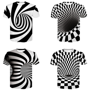 T-shirt à manches courtes unisexe en gros 100% coton à séchage rapide léger numérique tricoté avec logo imprimé personnalisé t-shirts surdimensionnés pour hommes - Product Image 6