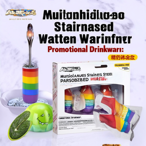 Bottiglia d'Acqua Personalizzata in Acciaio Inossidabile Multicolore per Articoli Promozionali - Product Image 2