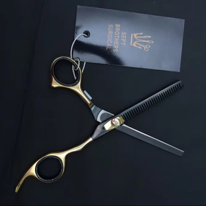 Ciseaux professionnels pour éclaircir les cheveux, en acier inoxydable, ciseaux de texturisation pour barbier - Product Image 2