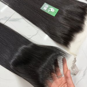 Peluca con malla frontal de color Pelucas rubias frontales de encaje HD largas y rectas con extensiones de cabello brasileño crudo Pelucas de cabello alineado con cutícula - Product Image 2