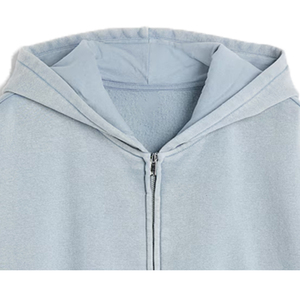 Sudadera Vestido de Invierno Personalizada para Mujer, 100% Algodón Felpa, Ecológica, Transpirable, Resistente al Viento, con Bordado en Relieve en la Parte Delantera - Product Image 2