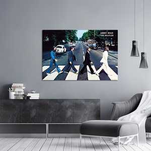 Póster moderno de los Beatles Abbey Road sobre lienzo para decoración de pared - Product Image 4