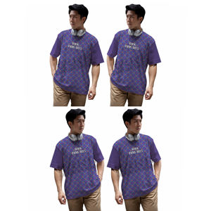 เสื้อยืดลำลองสำหรับผู้ชายในเมืองผ้าฝ้ายระบายอากาศได้ดีทรงโอเวอร์ไซส์เสื้อธรรมดาสำหรับใส่สบายในชีวิตประจำวัน - Product Image 6