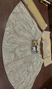 Femmes élégant été tenue décontractée Mono Satin soie avec dentelle paillettes brodé feuille miroir travail Patta toile impression - Product Image 5