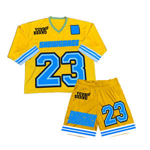 Custom France <b>V</b>-<b>Neck</b> Screen Print Quick Dry <b>Oversized</b> <b>T</b>-<b>Shirts</b> Boxy Mesh Soccer Jerseys for Basketball Football Soccer Wear - Product Image 6