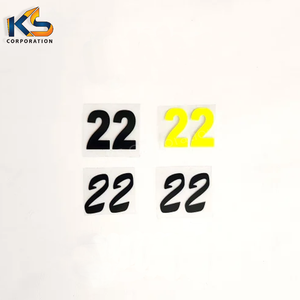 Diseños de impresión de transferencia de calor de impresión de pantalla personalizados Números de vinilo deportivos Transferencias de calor de plastisol para camisetas - Product Image 6