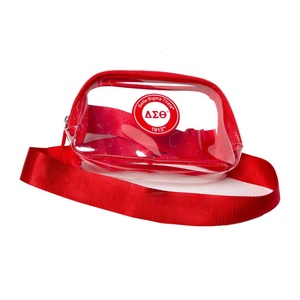 Wholesale Greek Sorority DST AKA SGRho ZPB Transparent Crossbody Stadium Clear <b>Bag</b> - Product Image 2