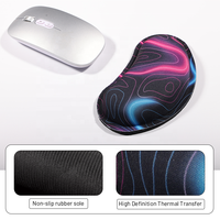 Tapis de souris de jeu pour gamer, tapis de bureau personnalisé pour PC, tapis de jeu antidérapant, tapis de bureau mignon, tapis de souris en mousse à mémoire de forme pour le bureau