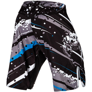 Shorts de boxe personnalisés par sublimation - Extensibles, respirants, séchage rapide, 220g Polyester/Nylon, équipement de combat pour hommes - Product Image 2