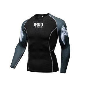 MMA Rashguard de alta calidad para hombres hecho a medida y transpirable del fabricante de Pakistán con diseño de sublimación - Product Image 6