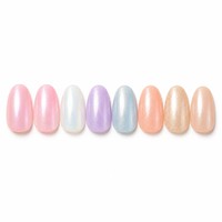 Faux ongles à presser 30 pièces sans colle, courts, forme amande, rose nacré doux, réutilisables, kit de manucure, vente en gros