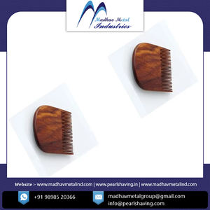 Precio razonable Etiqueta privada clásica Peine de barba de madera Peine de barba personalizado Peine de pelo de madera - Product Image 2