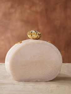 Bolso de mano de resina hecho a mano personalizado para mujer, nuevo diseño, bolso de mano con cierre abierto con color personalizado y diseño para boda, fiesta en casa - Product Image 5