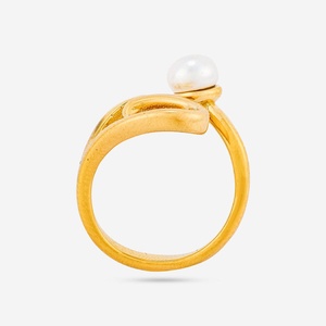 Bague tendance plaquée or avec grappe de pierres 192439 pour occasions religieuses islamiques, sertie d'une monture invisible - Product Image 5