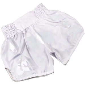 Pantalones cortos de Kick Boxing para hombre hechos a medida, pantalones cortos deportivos de punto Muay Thai con cierre de cordón, ¡diseño sólido tuyo! Hecho Pakistán - Product Image 5