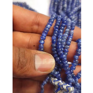 13 brins de perles rondes lisses en Tanzanite naturelle 6x4mm, 1430 carats, 16 pouces, pierres précieuses en gros, perles pour collier de bijoux pour femmes - Product Image 4