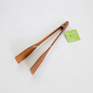 คีมคีบไม้ธรรมชาติที่คีบไม้สำหรับทำอาหารและอุปกรณ์เสิร์ฟพร้อมดีไซน์หรูหรา - Product Image 2