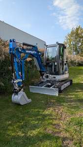 Mini-excavatrice avec pelle à tranchée de 1 tonne, godet de 380 mm de large, moteur principal de 3,5 T, pompe, garantie de 2 ans, origine américaine - Product Image 2