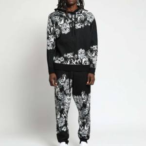 OEM Designer Marque Hommes Vintage Full Zip Hoodies 100% Coton Éponge Française Brodé À L'Acide Hiver Street Wear Impression Numérique - Product Image 1