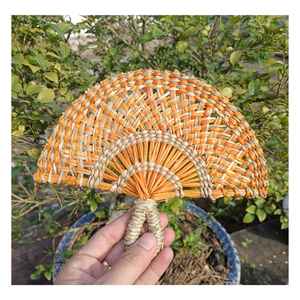 Eco Friendly Seagrass Hand <b>Fan</b> From Vietnam For Resort Style Decor And Everyday <b>Personal</b> Use - Product Image 6