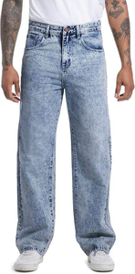 Jeans de Mezclilla Lavados con Logo Premium, Unisex, Corte Holgado Estilo Boyfriend, Lavado Claro, Estilo Urbano, Bordado, Diseño Personalizable - Product Image 4