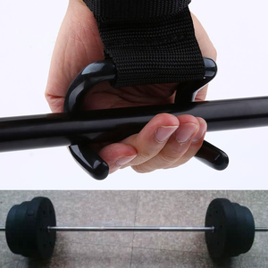 Powerlifting Neoprene Power Lifting Metal Rod Hooks for Gym Workout Non-Slip <b>Fitness</b> Training Weightlifting Accessories - Product Image 5